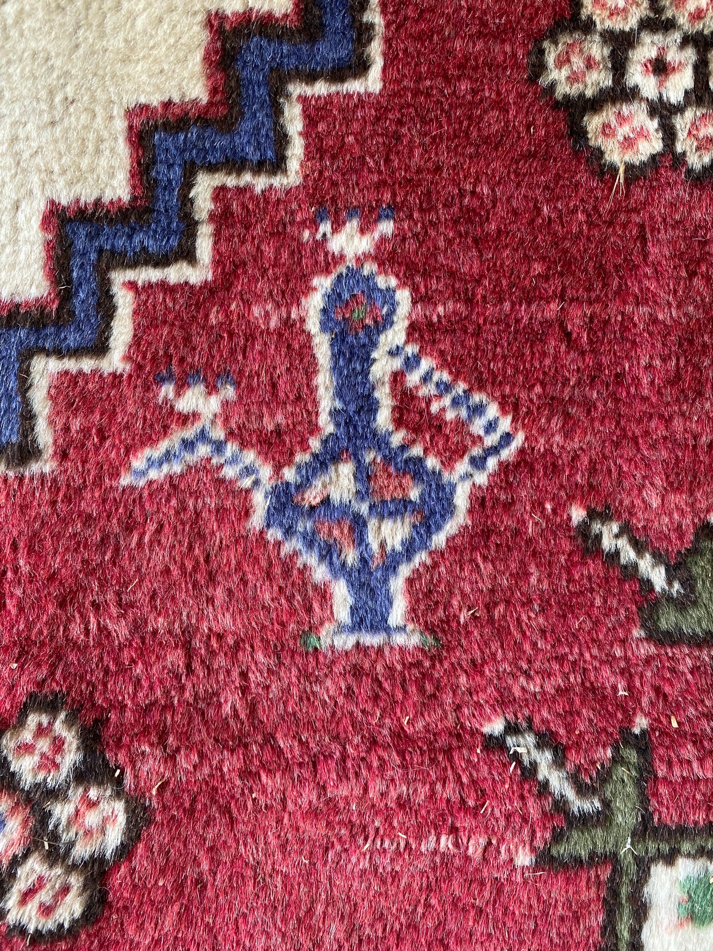 Vintage Anatolian Dazkiri Rug