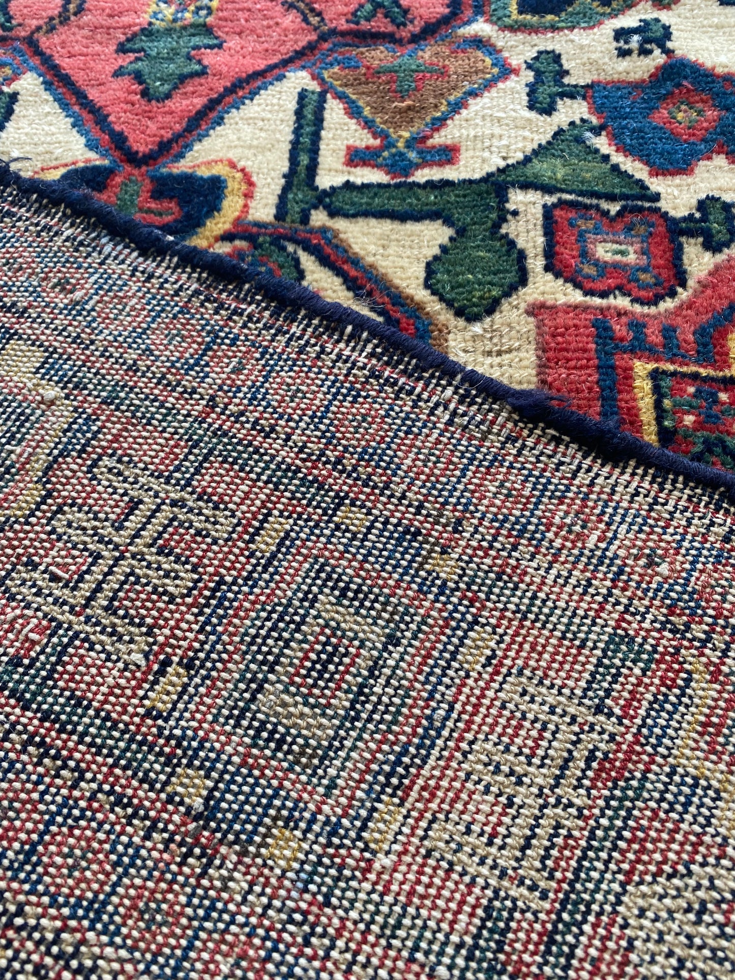 Antique Kurdish Senneh Rug