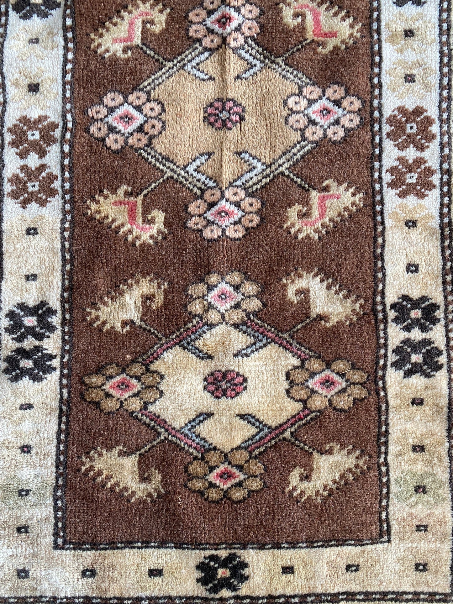 Vintage Turkish Milas Rug