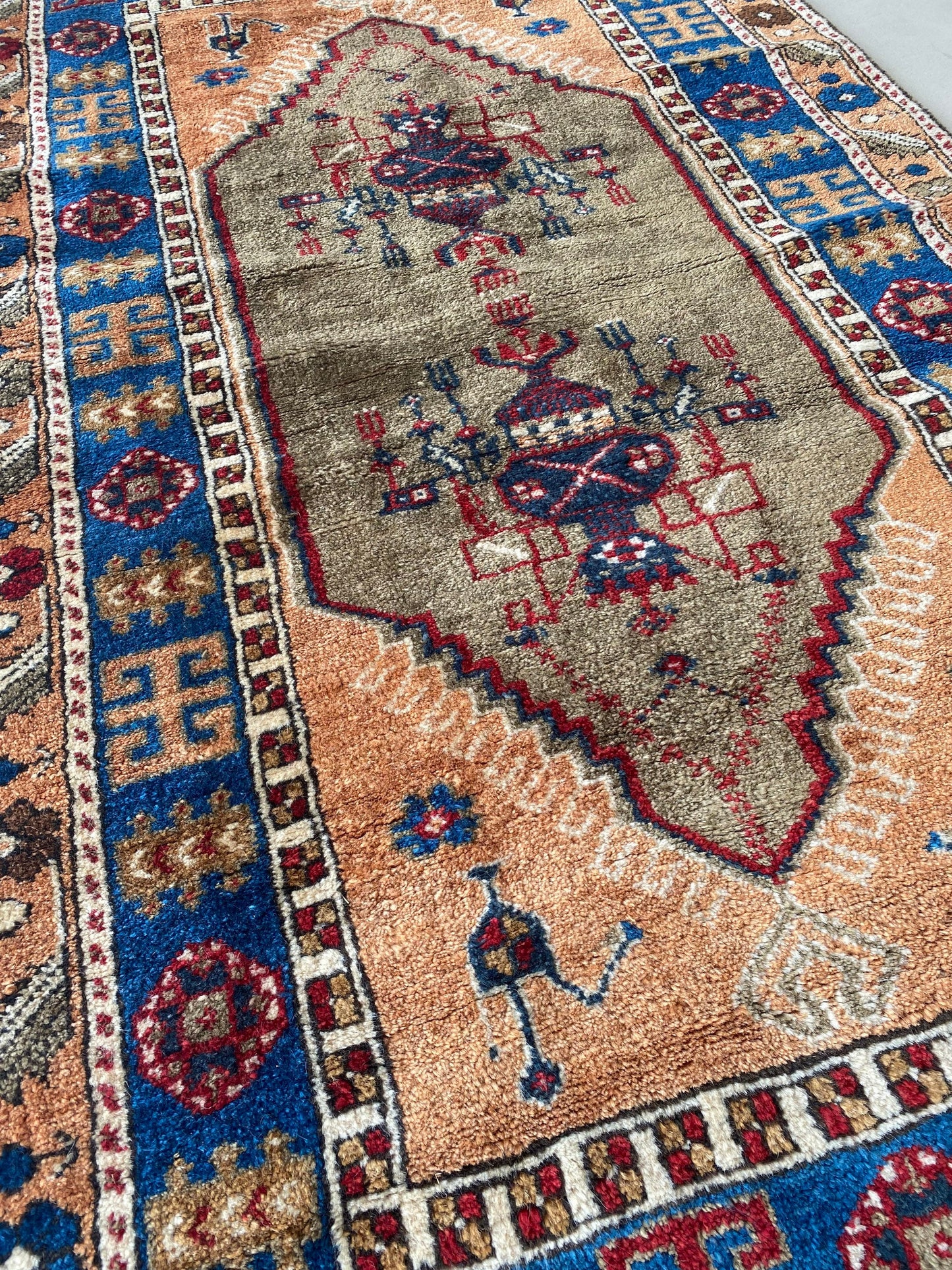 Vintage Turkish Yahyali Rug
