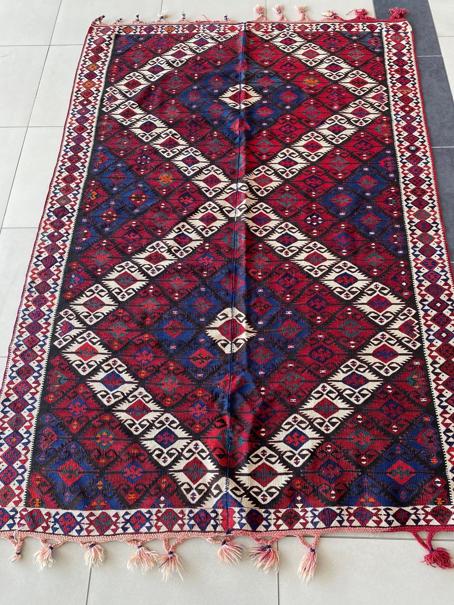 Antique Kurdish Kilim from Van Province