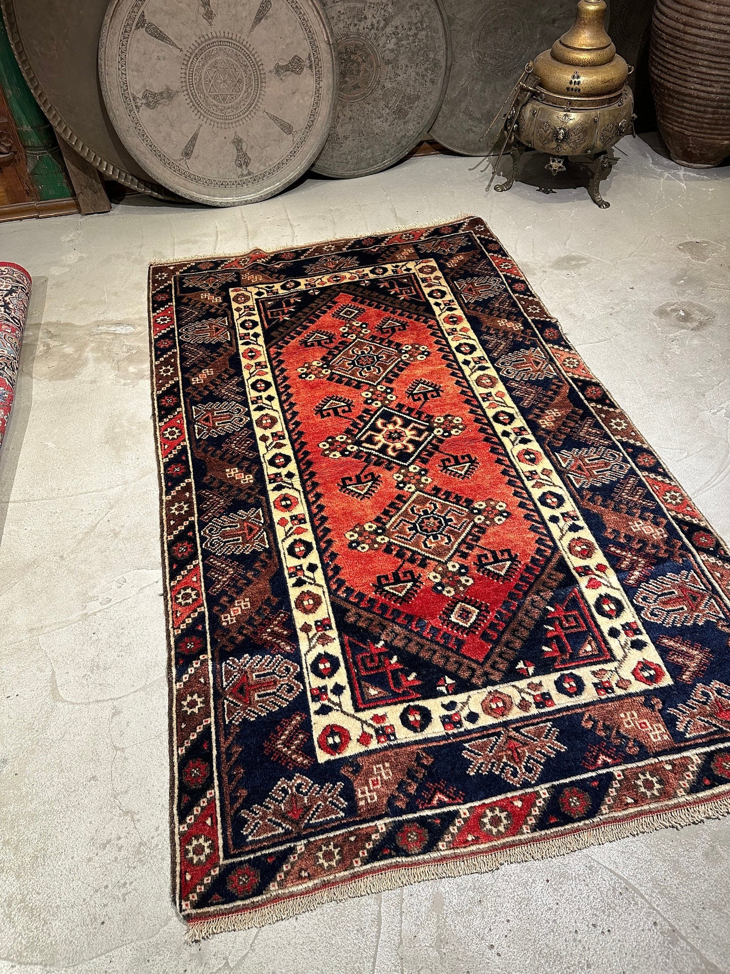 Vintage Anatolian Dosemealti Rug