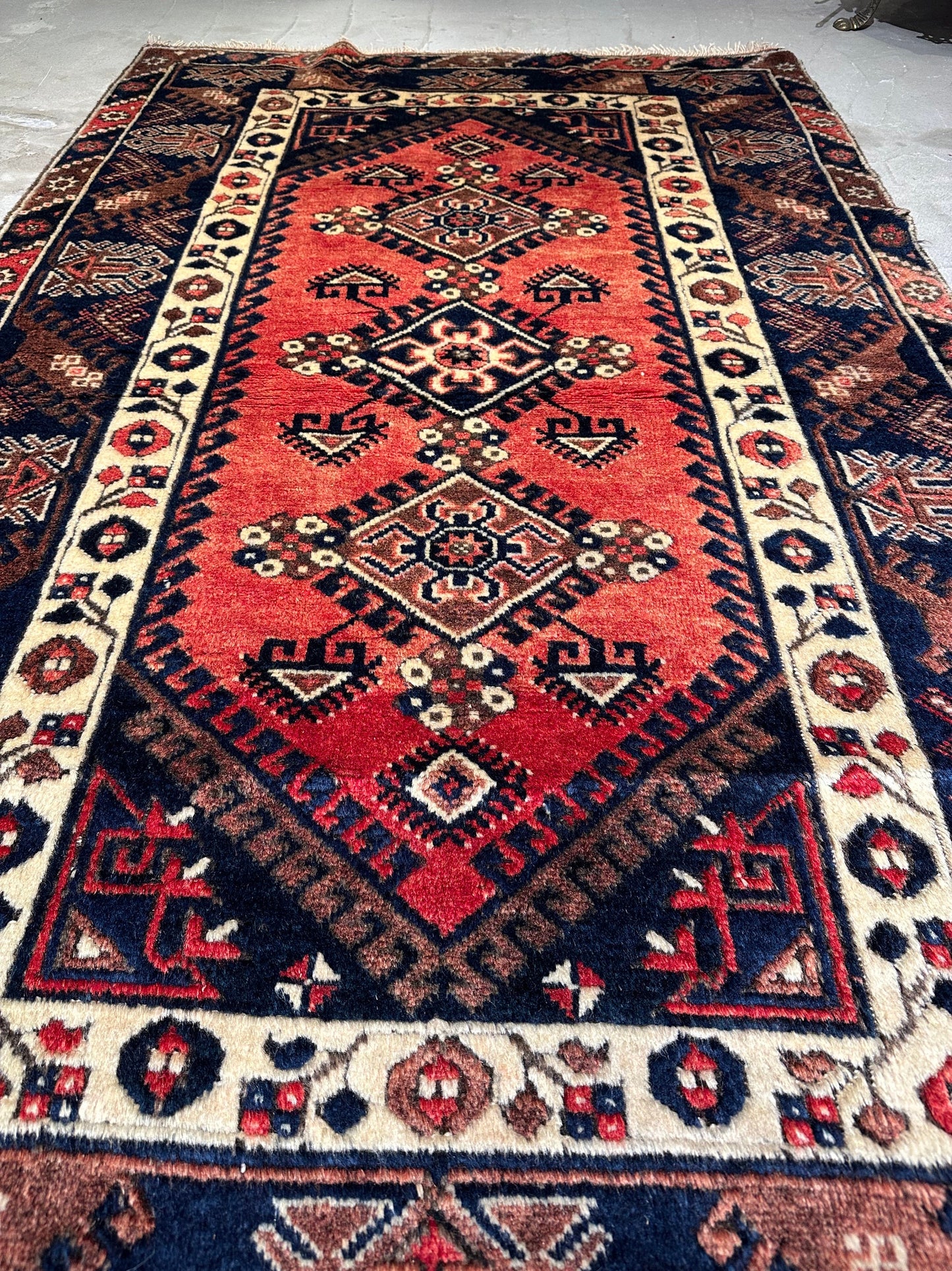 Vintage Anatolian Dosemealti Rug