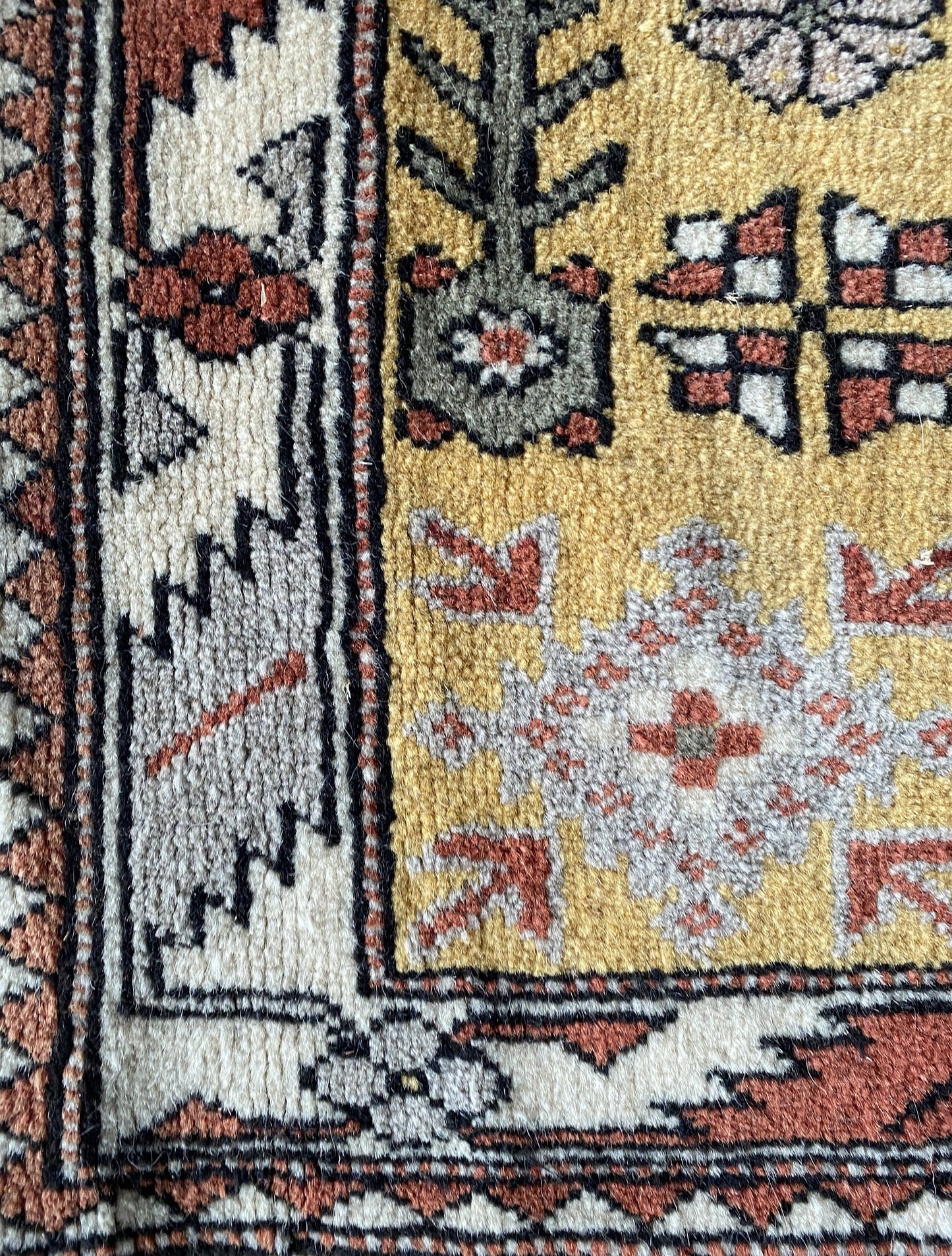 Vintage Turkish Milas Rug