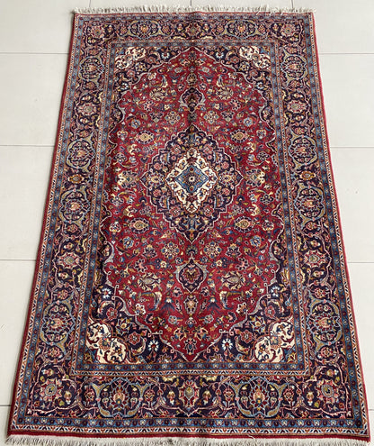 Antique Kashan Carpet Pair