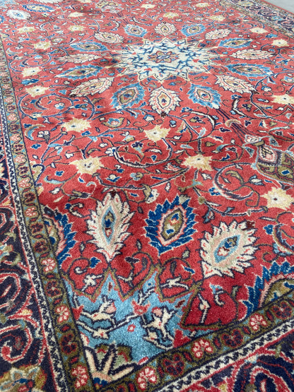 Antique Esfahan Rug