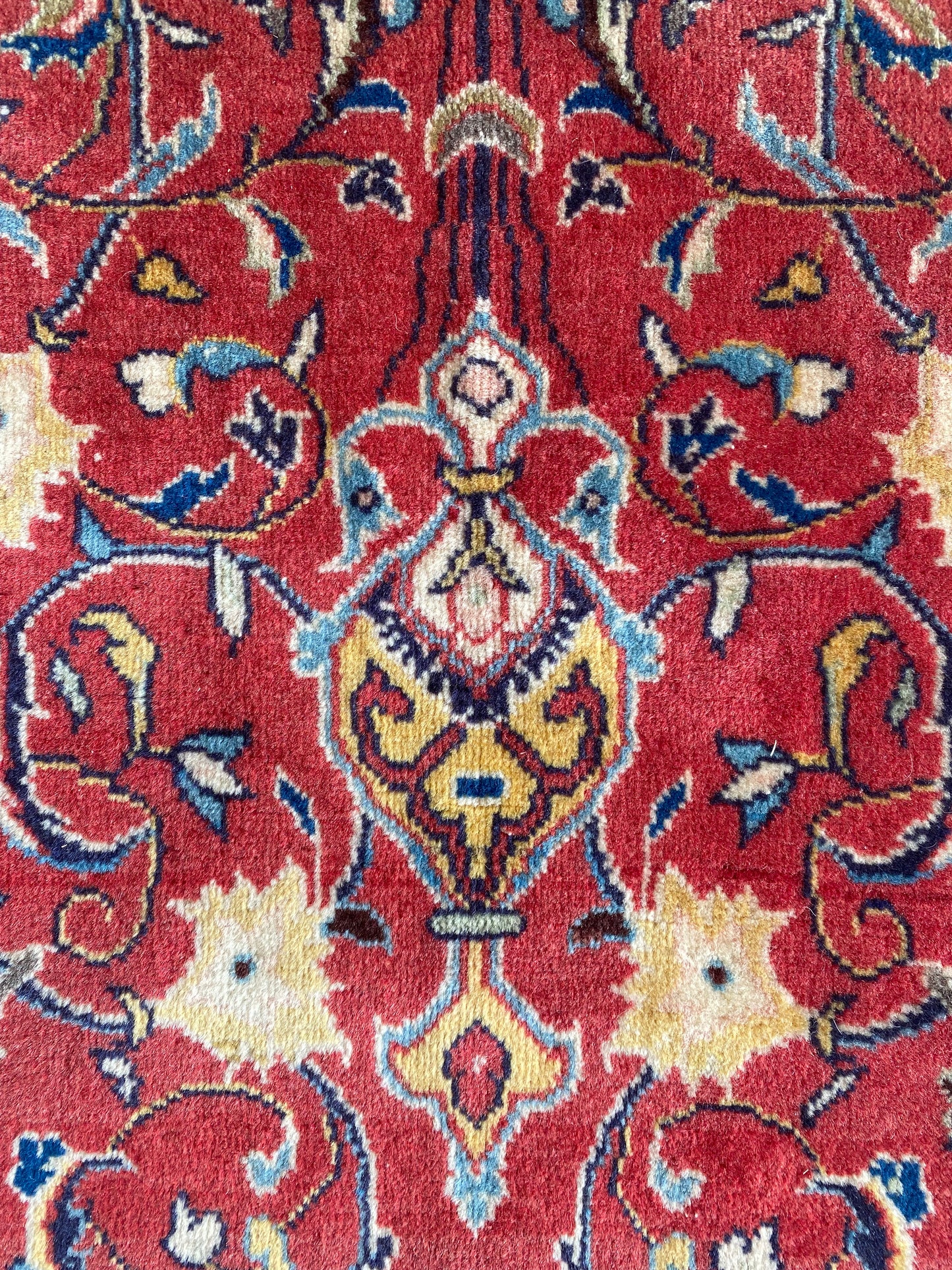 Antique Esfahan Rug