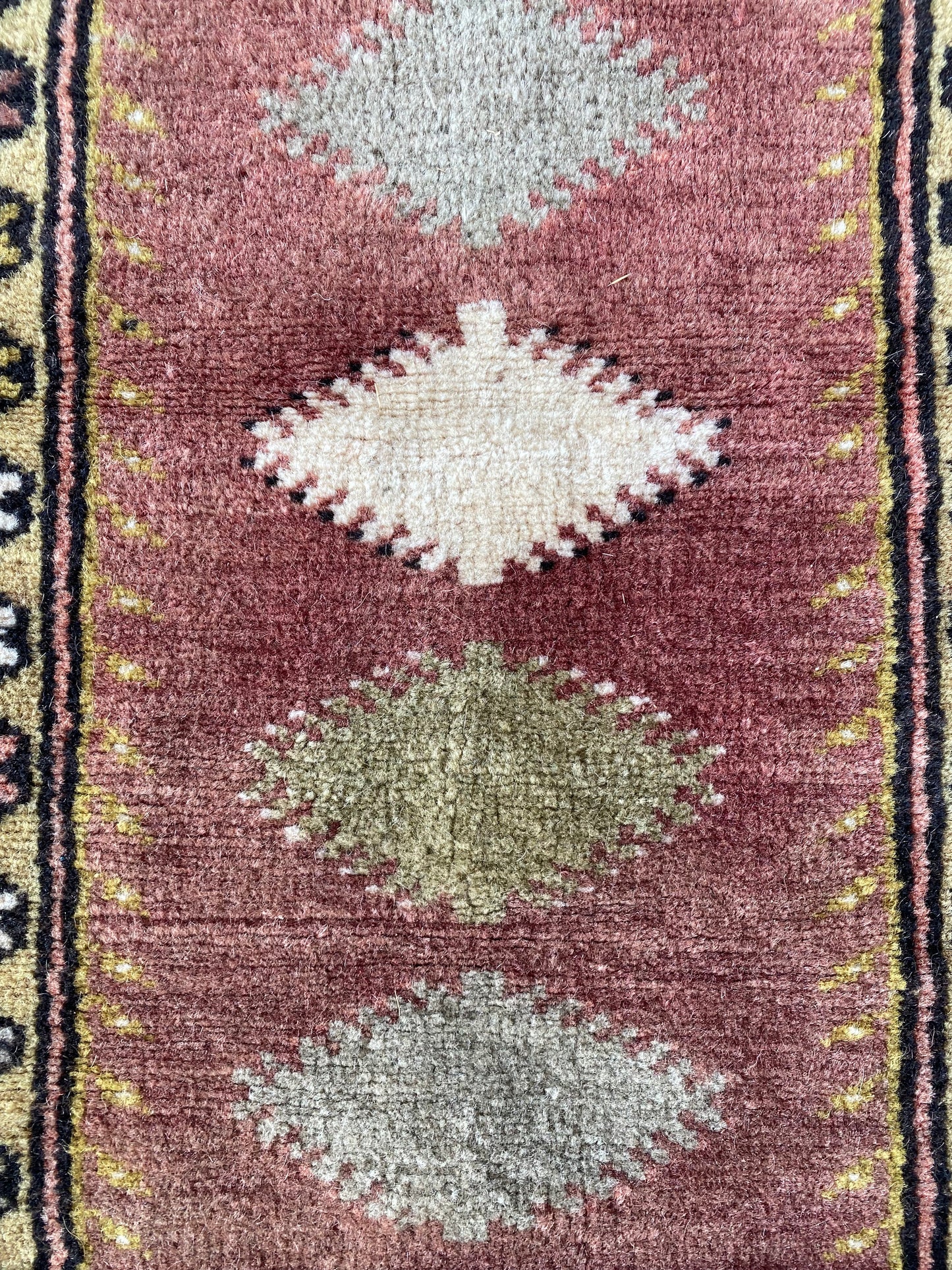 Vintage Turkish Milas Rug