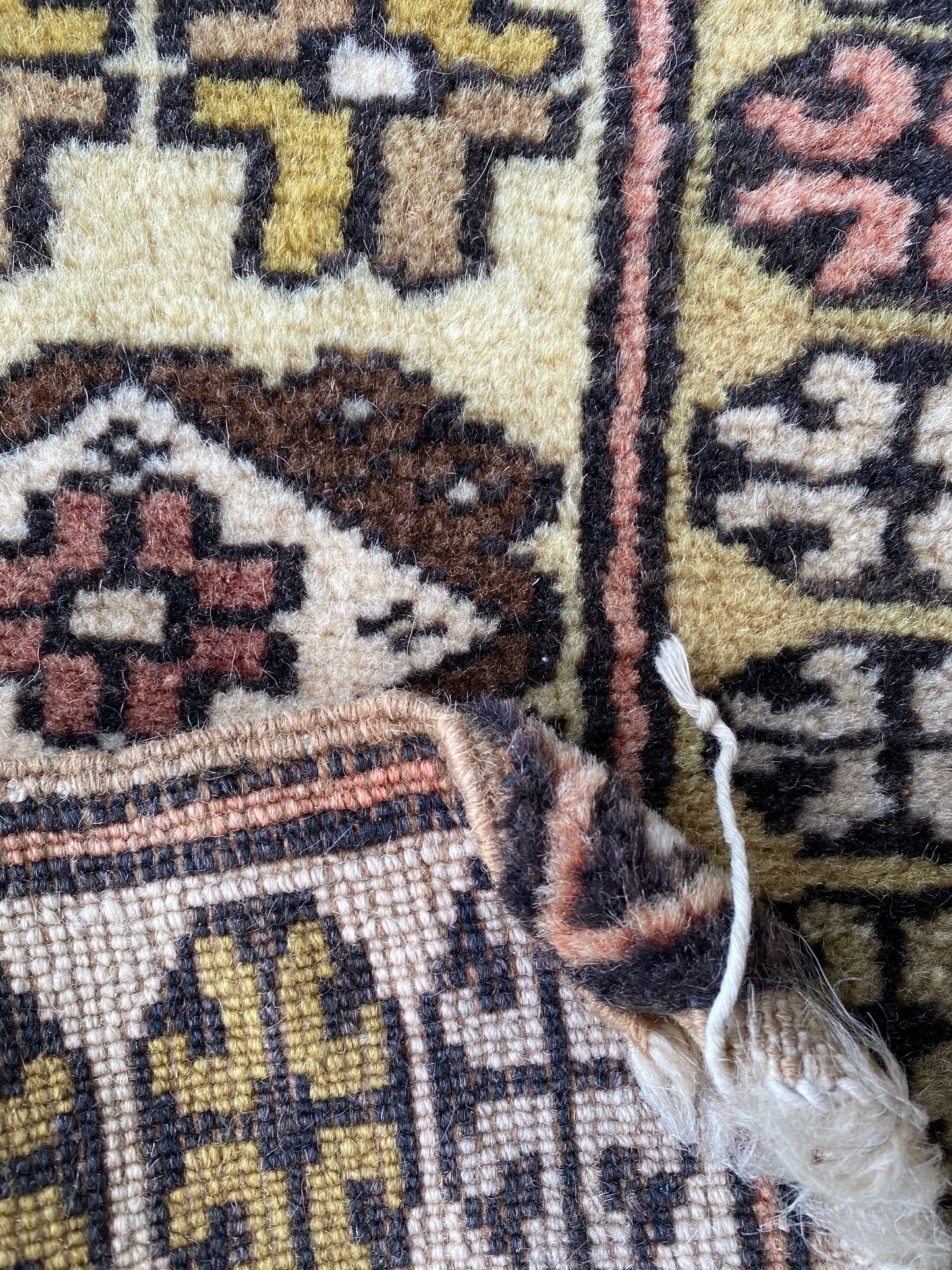 Vintage Turkish Milas Rug