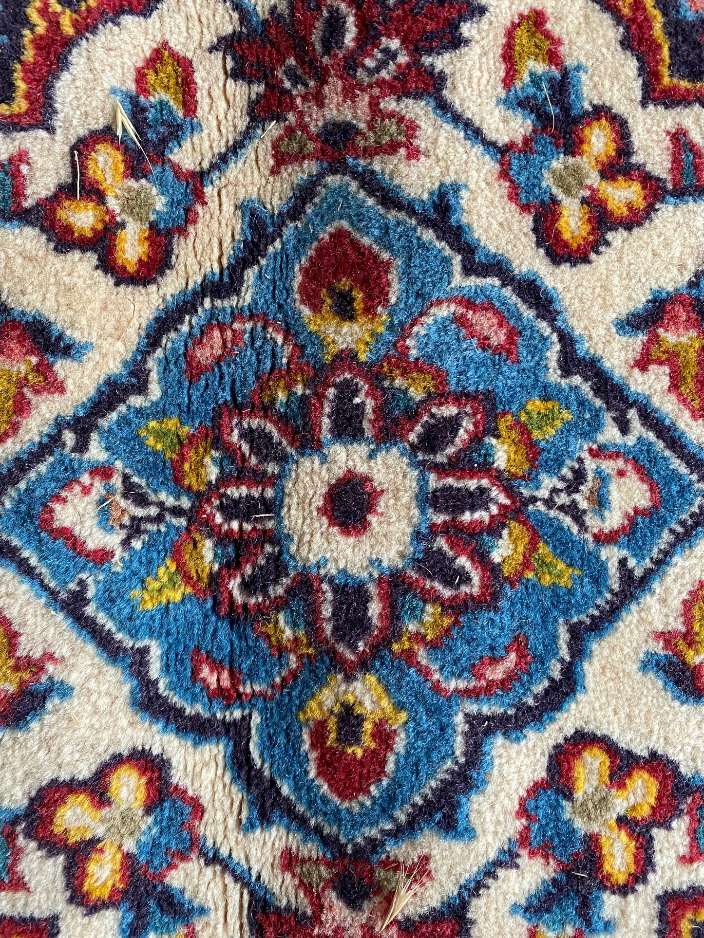 Antique Kashan Carpet Pair