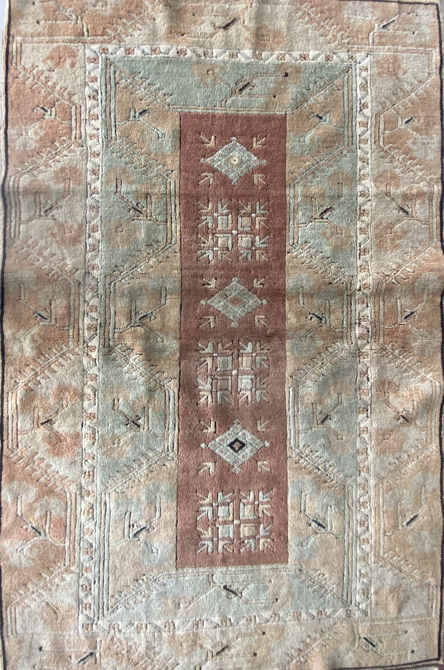 Vintage Turkish Milas Rug