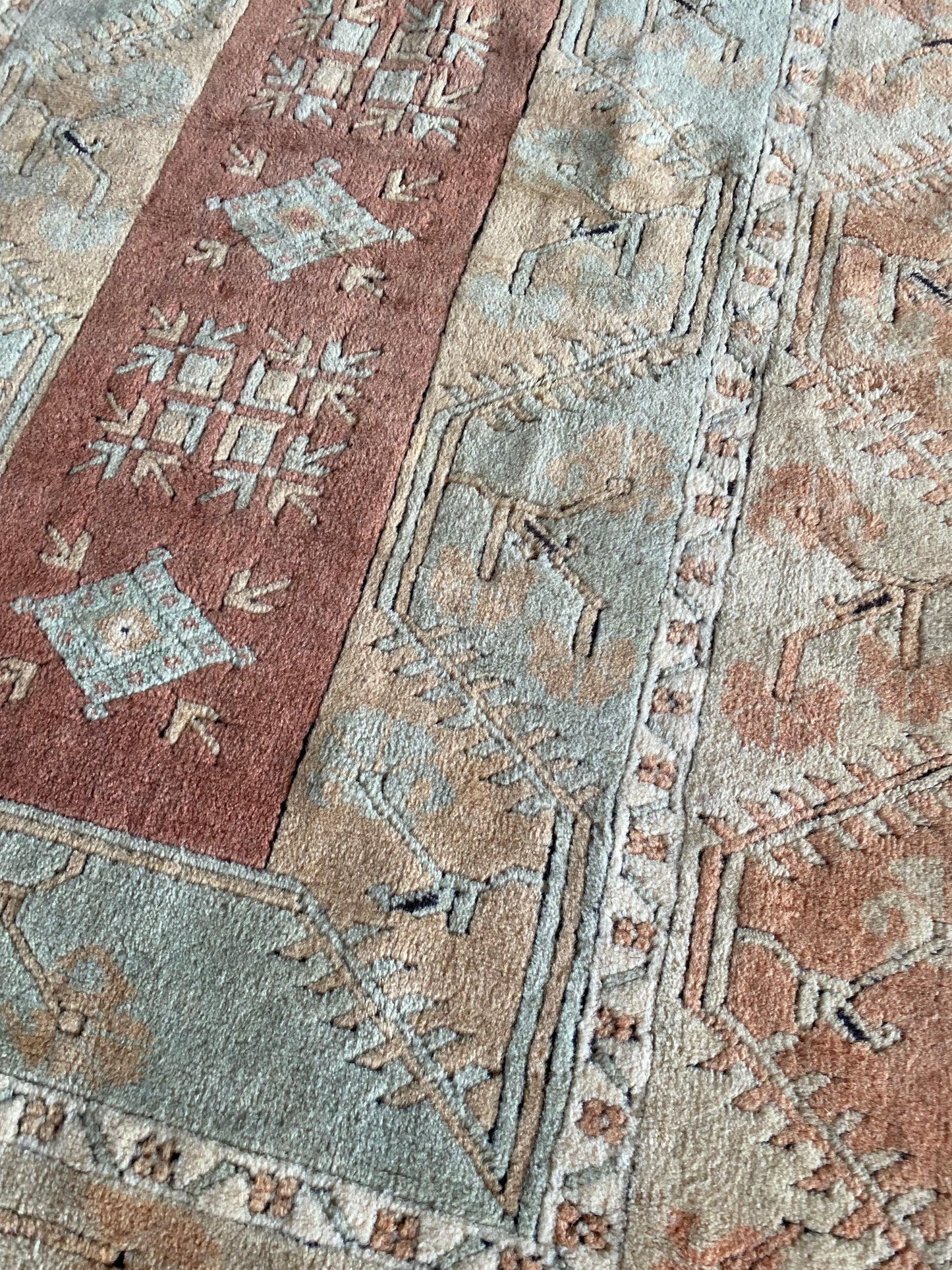 Vintage Turkish Milas Rug