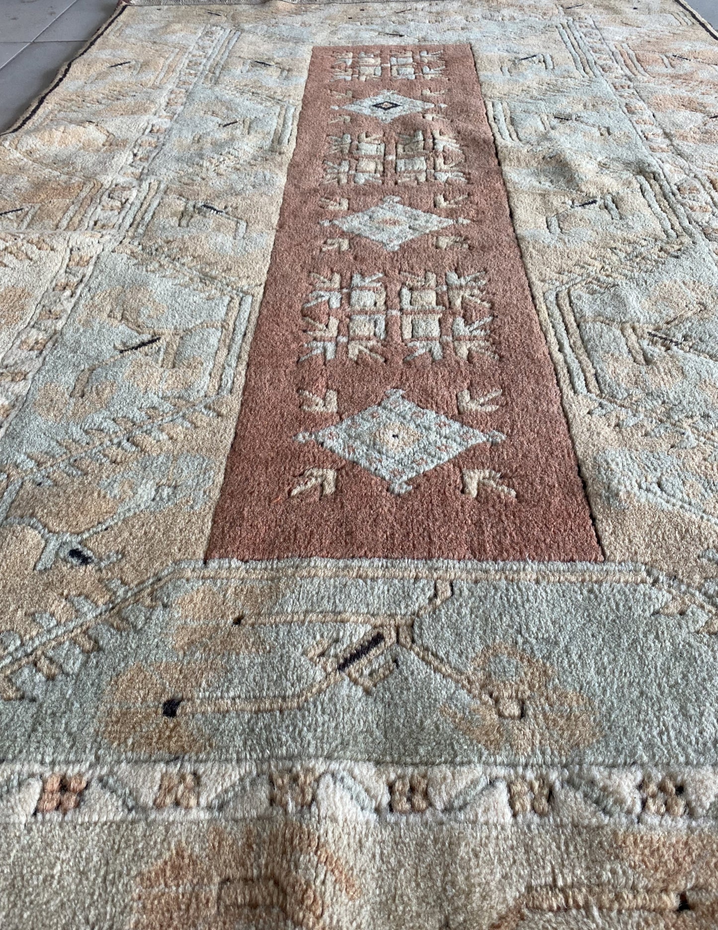 Vintage Turkish Milas Rug