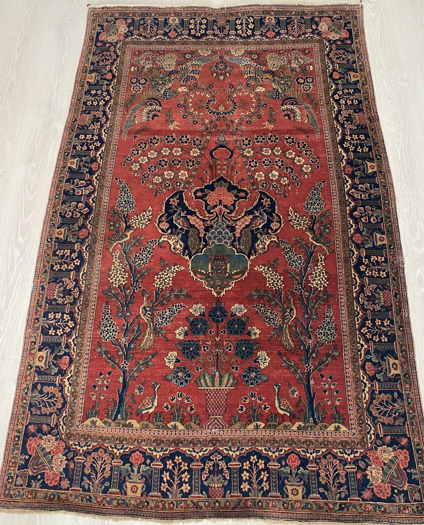 Antique Keshan Rug