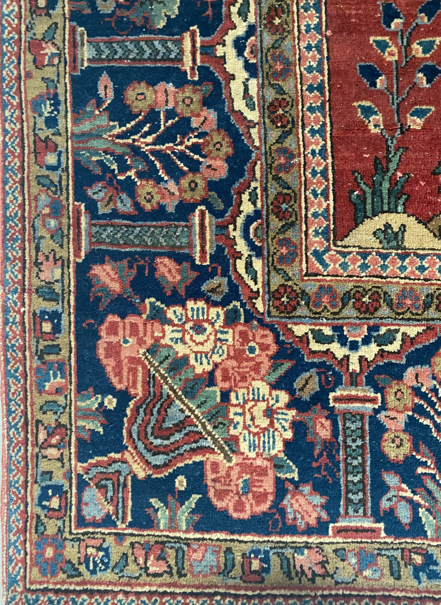 Antique Keshan Rug