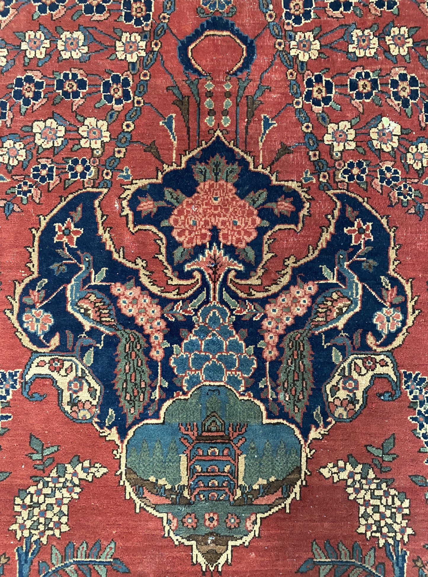 Antique Keshan Rug