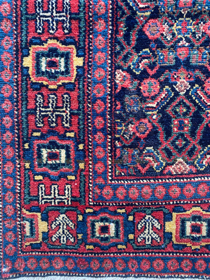 Antique Kurdish Senneh Rug