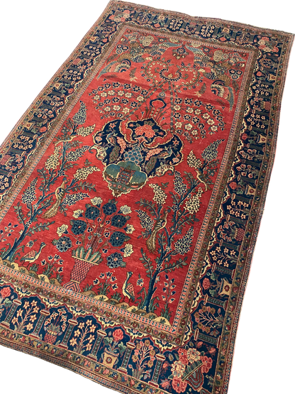 Antique Keshan Rug
