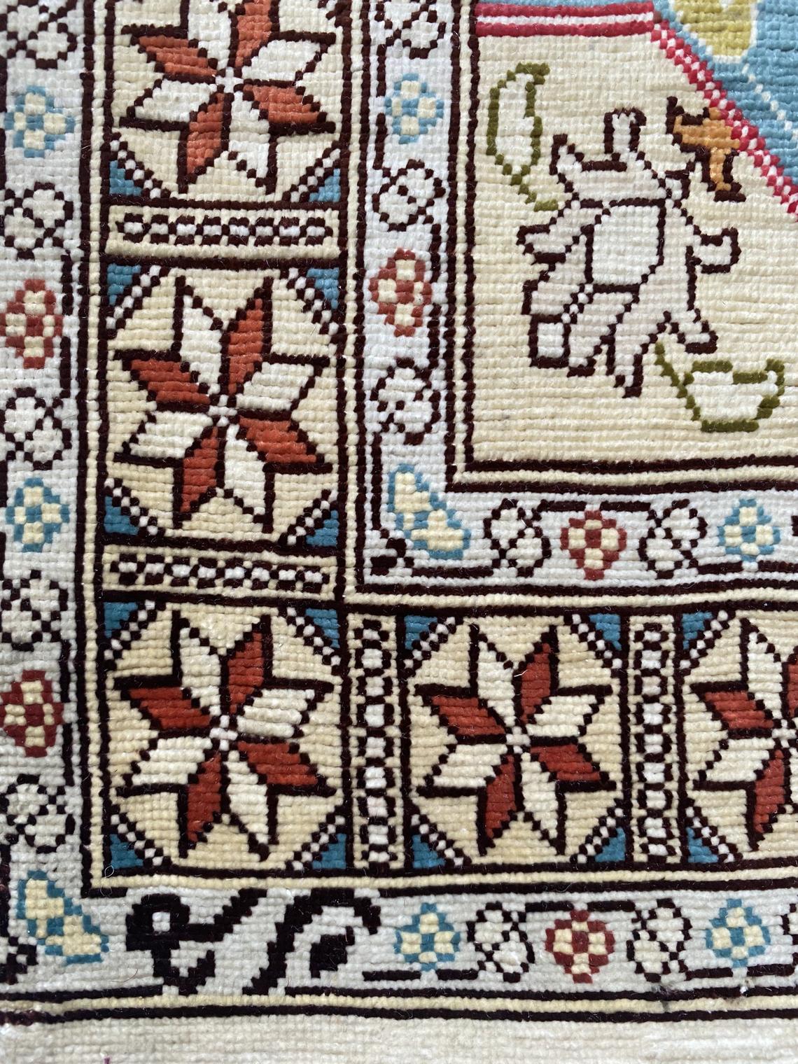 Pure Silk Turkish Hereke Rug