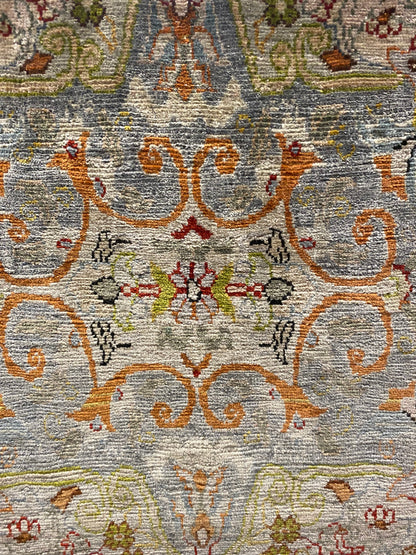 Pure Silk Turkish Hereke Small Rug