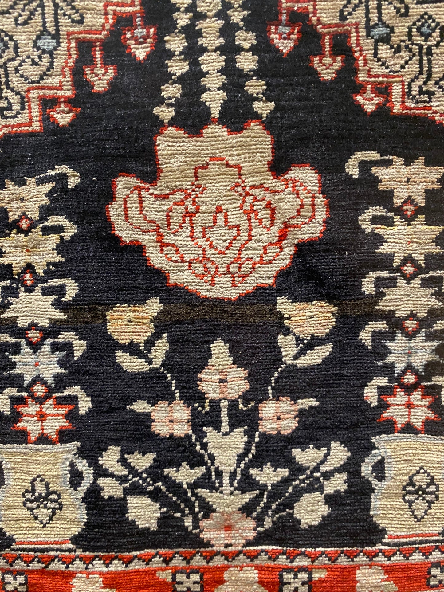 Pure Silk Turkish Hereke Small Rug