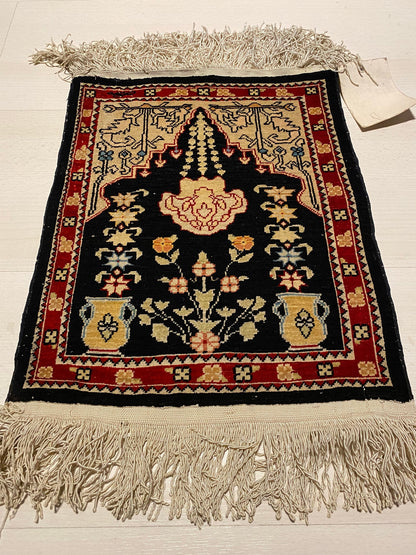 Pure Silk Turkish Hereke Small Rug