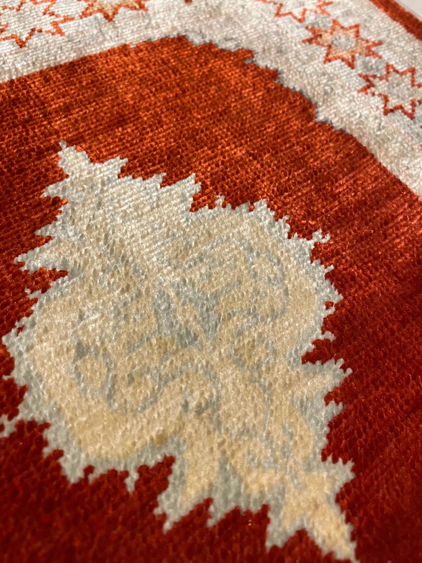 Pure Silk Turkish Hereke Small Rug