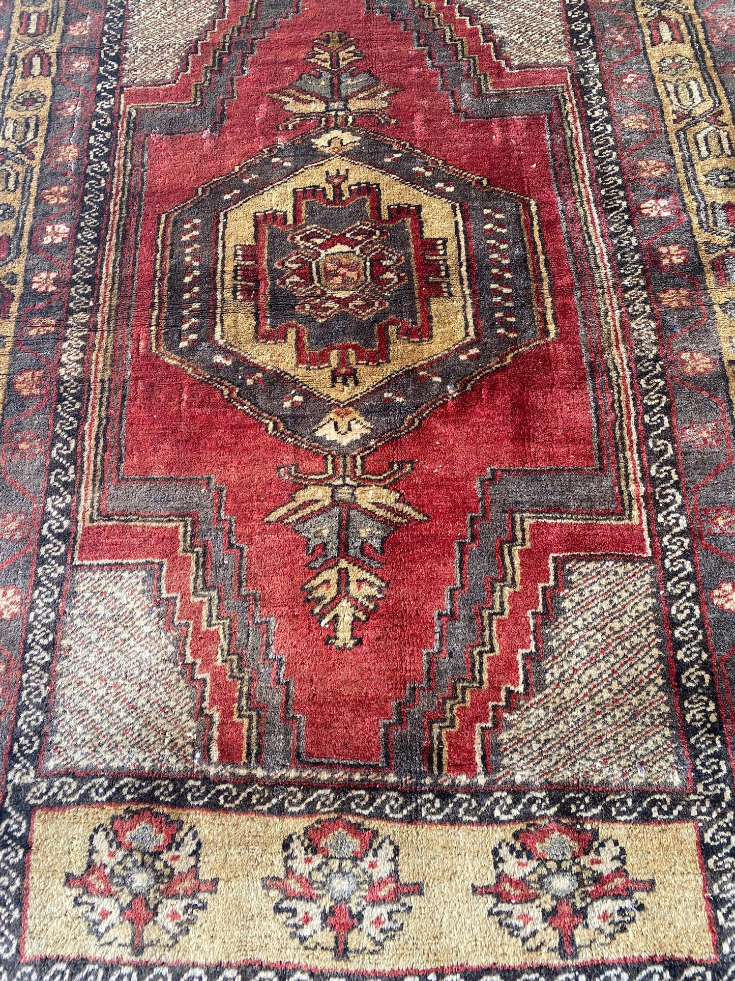 Vintage Turkish Yahyali Rug