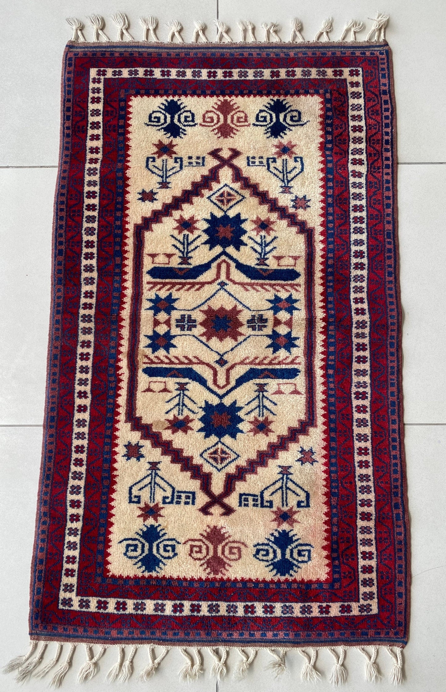 Vintage Anatolian Yagcibedir Rug