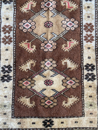 Vintage Turkish Milas Rug