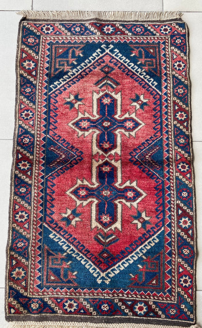 Vintage Anatolian Dosemealti Rug
