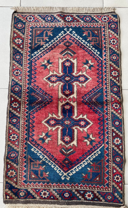 Vintage Anatolian Dosemealti Rug
