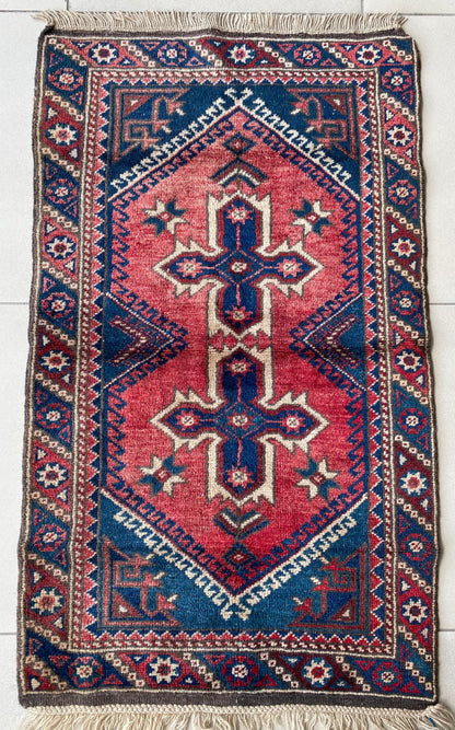 Vintage Anatolian Dosemealti Rug