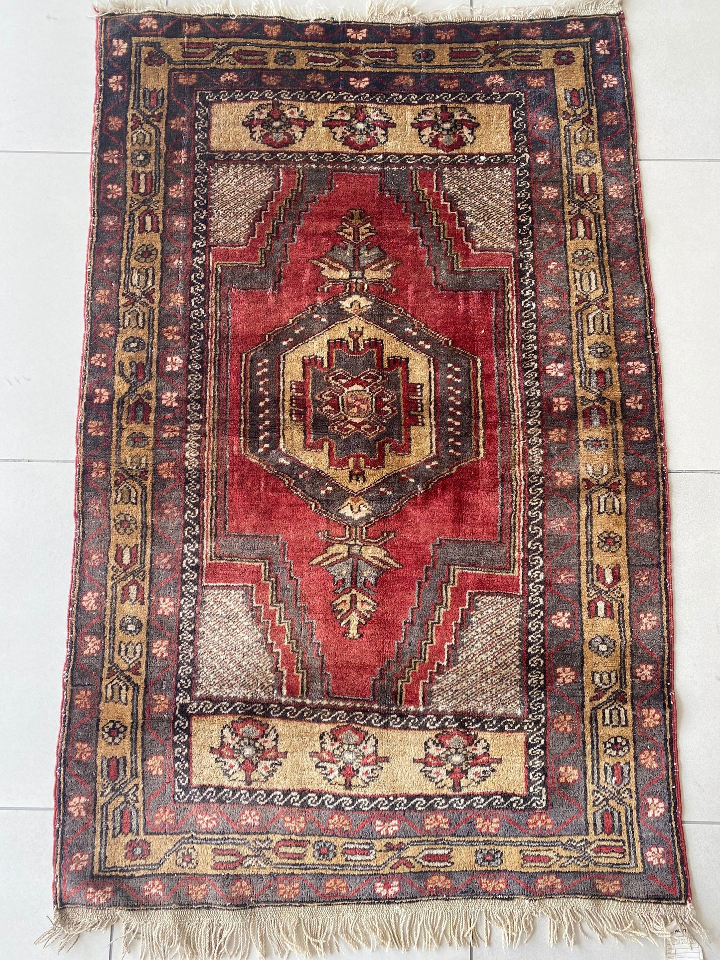 Vintage Turkish Yahyali Rug