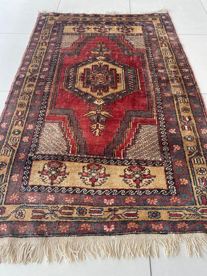 Vintage Turkish Yahyali Rug