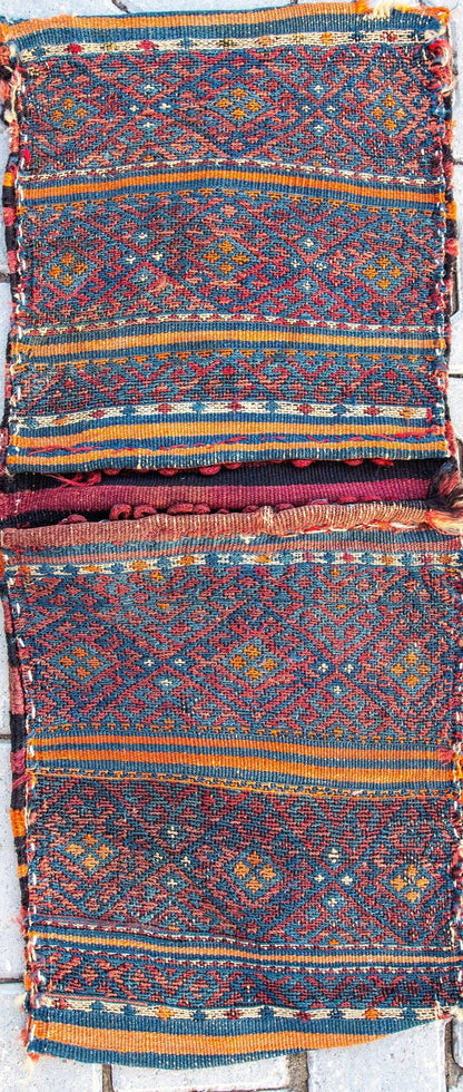 Kurdish Tribal Saddle Bag