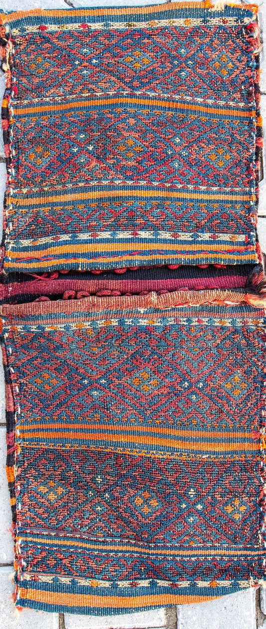 Kurdish Tribal Saddle Bag