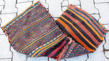 Kurdish Tribal Saddle Bag