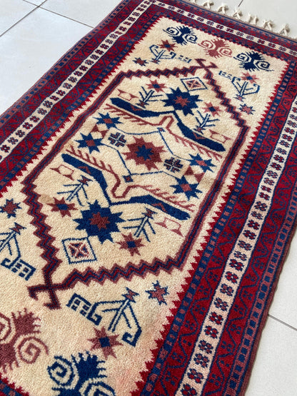 Vintage Anatolian Yagcibedir Rug