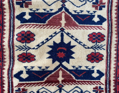 Vintage Anatolian Yagcibedir Runner Rug