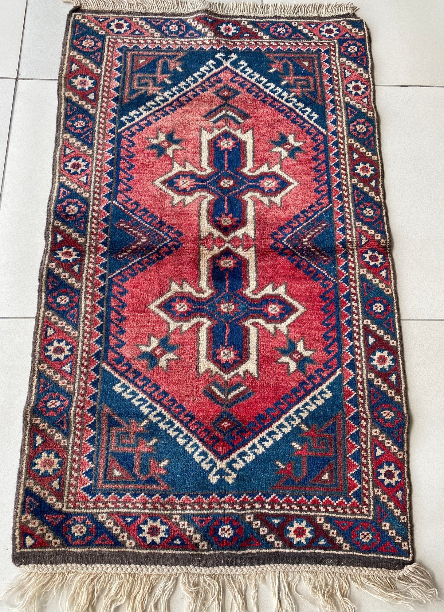 Vintage Anatolian Dosemealti Rug