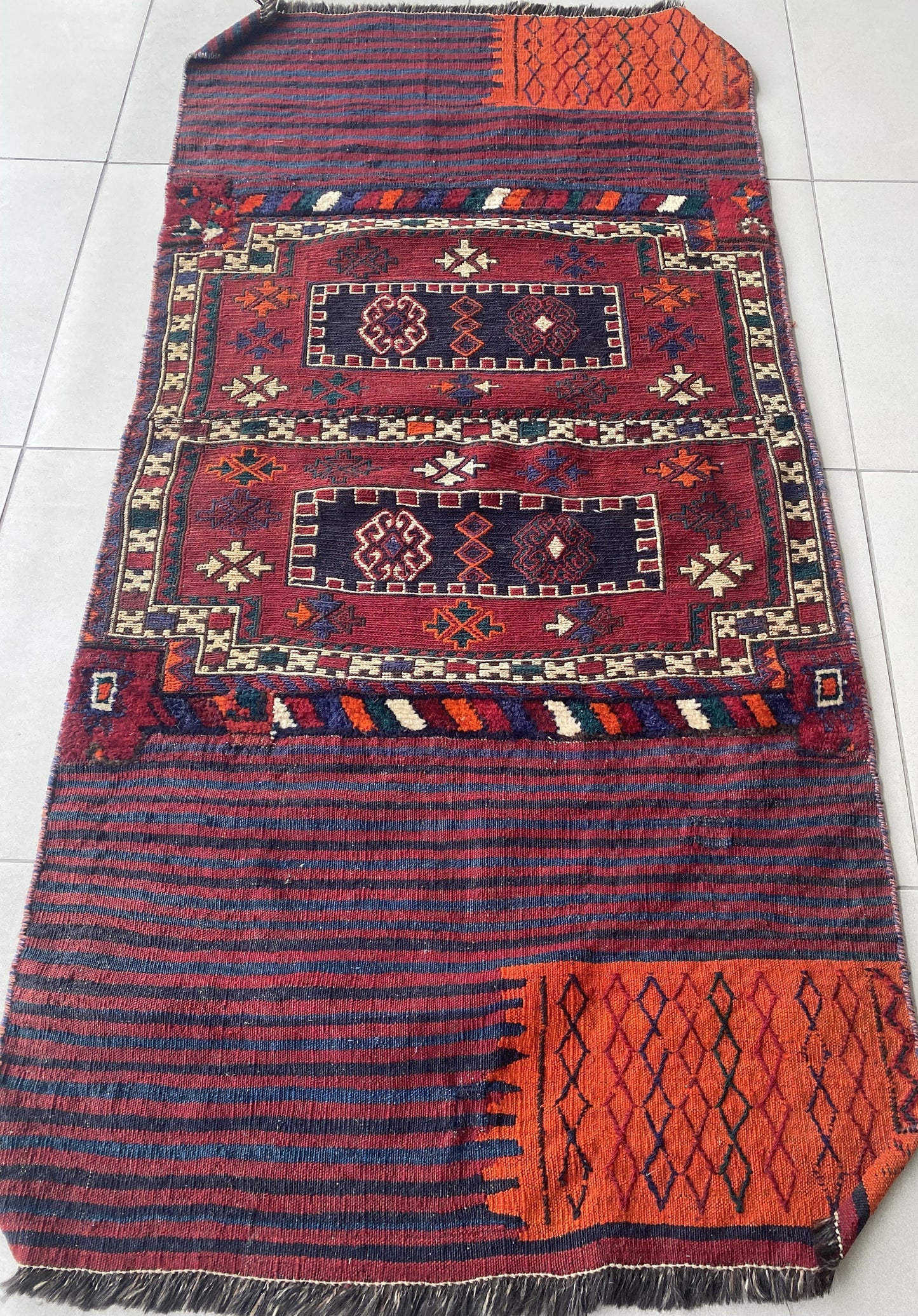 Bakhtiari Flat Saddle Rug