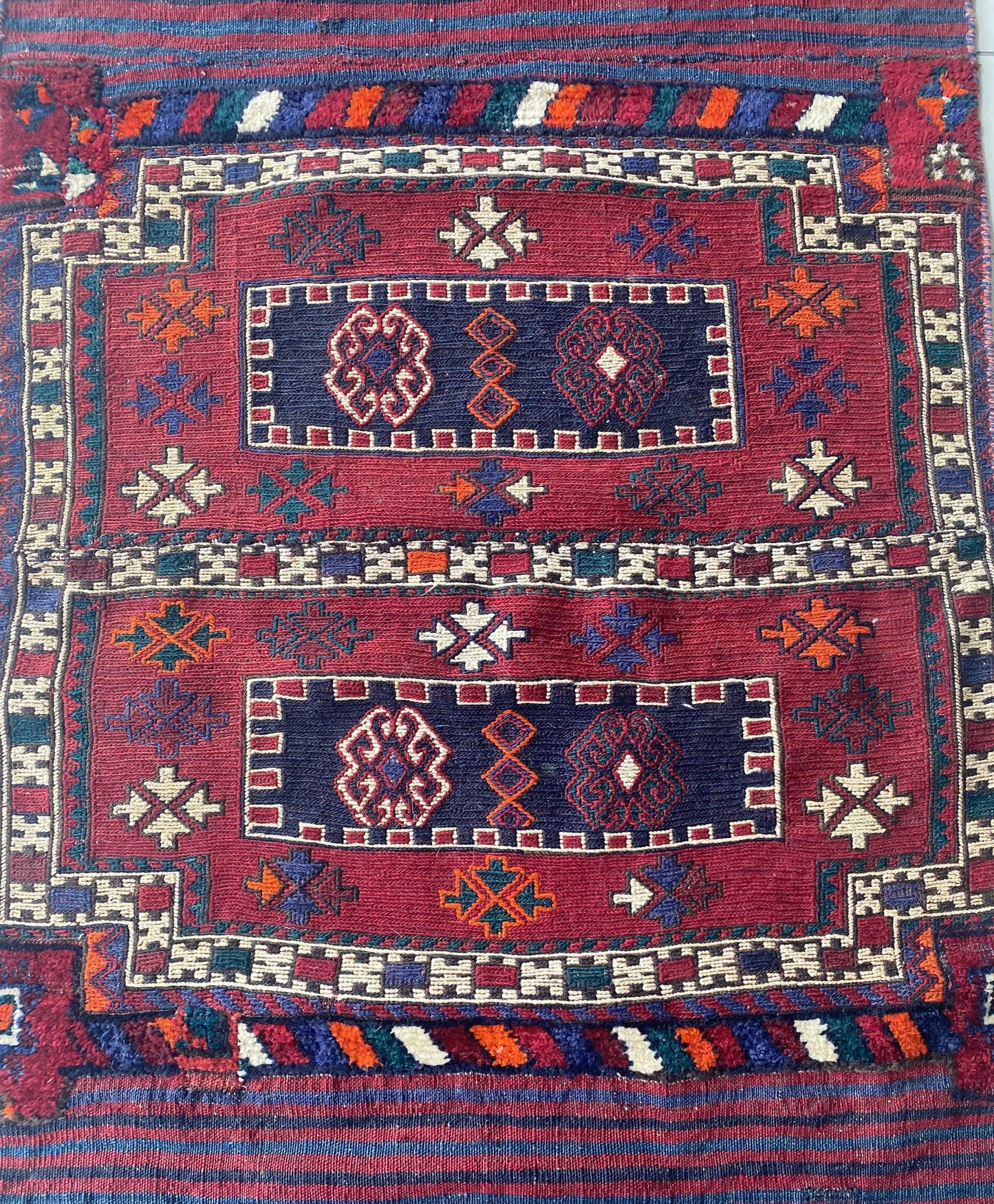 Bakhtiari Flat Saddle Rug