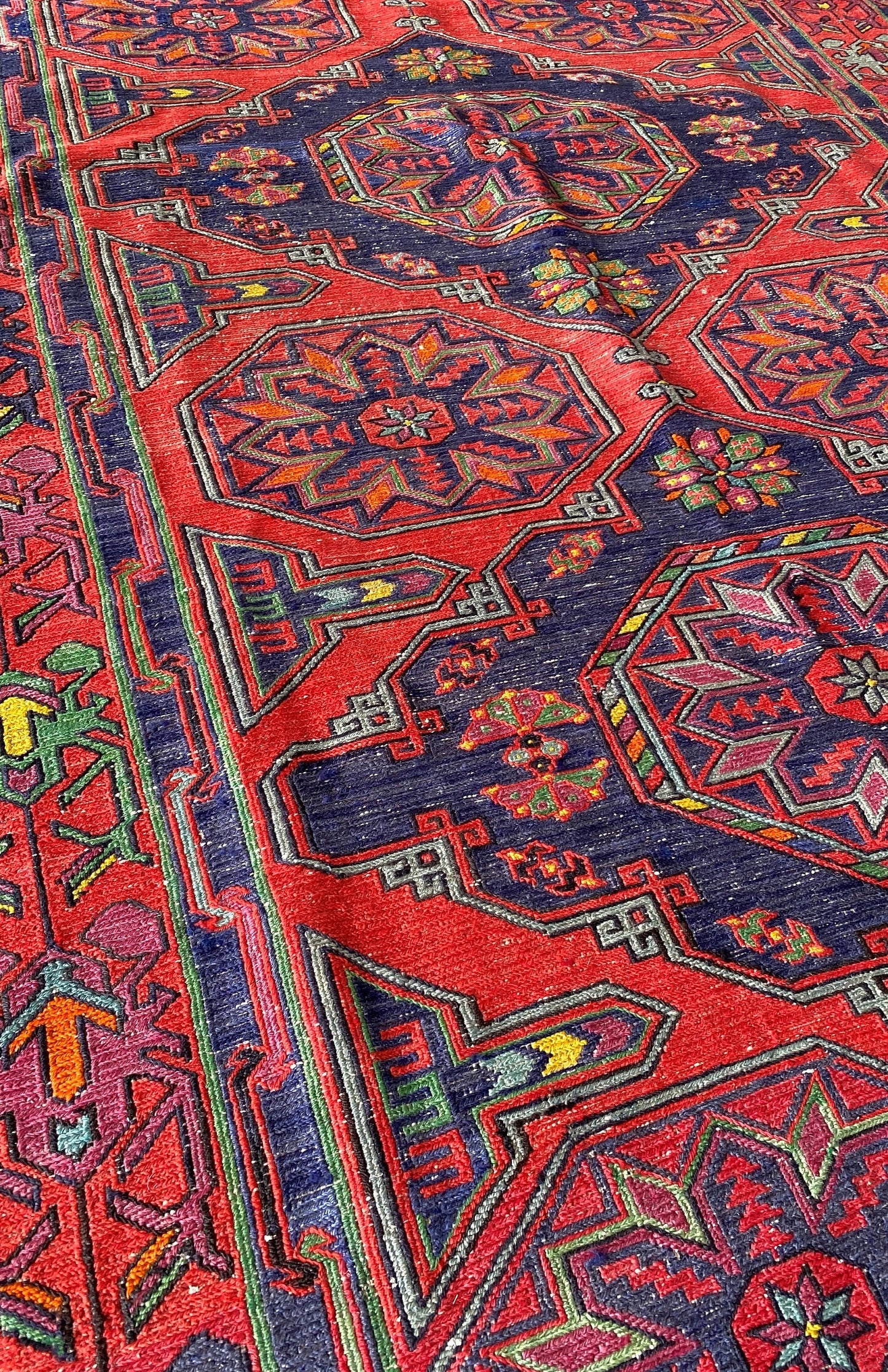 Magnificent Caucasus Sumak Rug