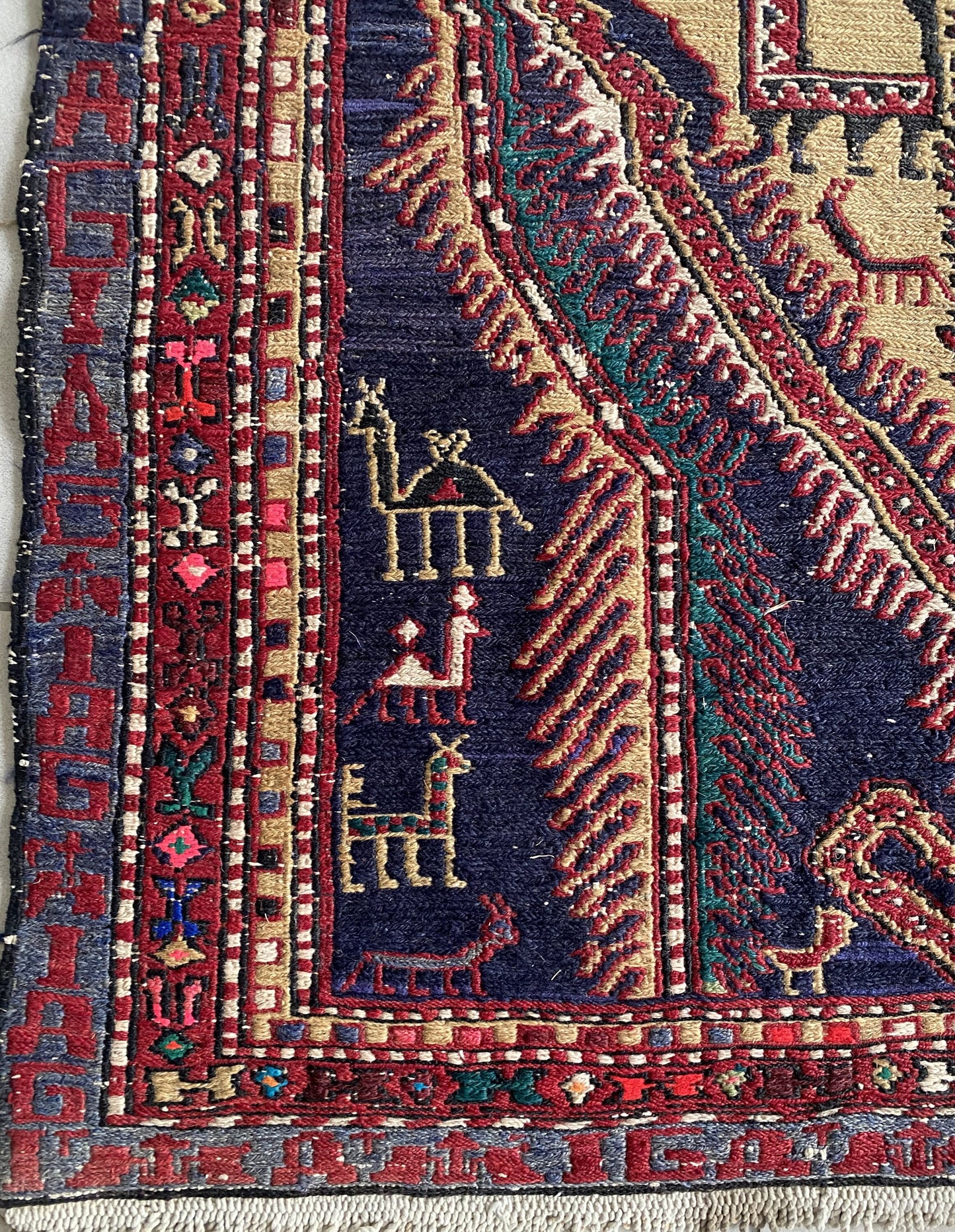 Antique Shahsavan Sumak Runner