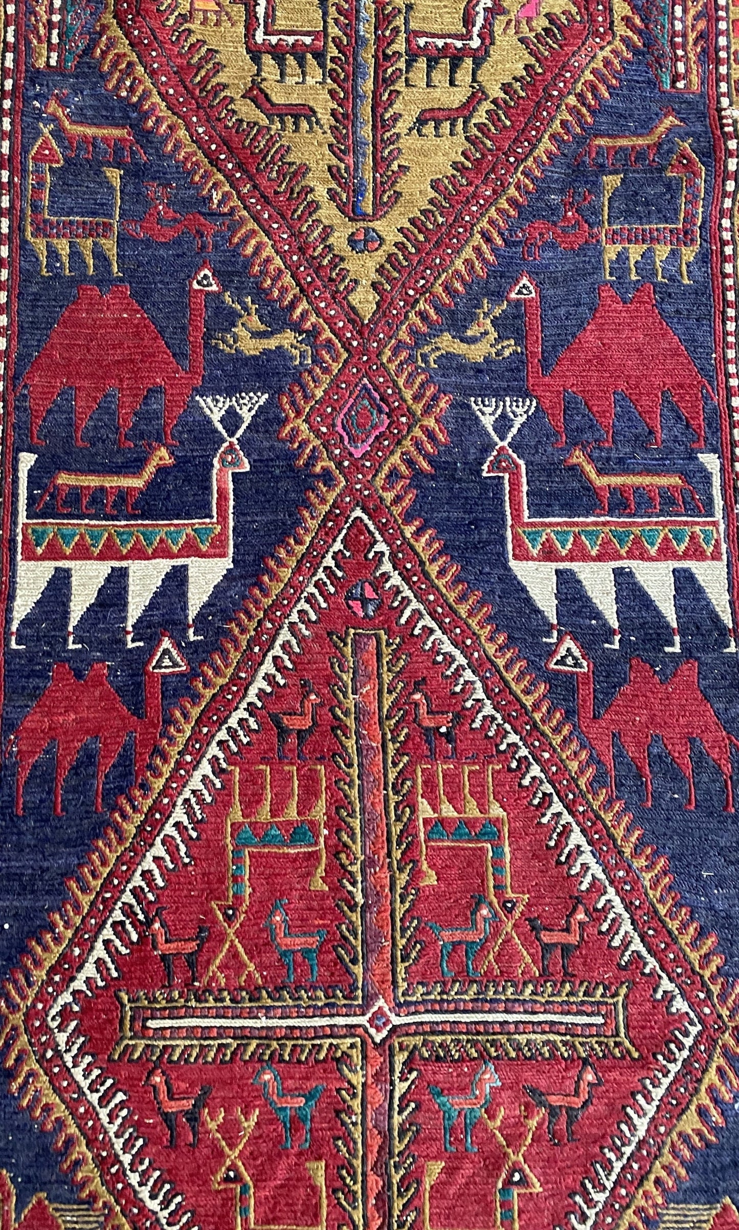 Antique Shahsavan Sumak Runner