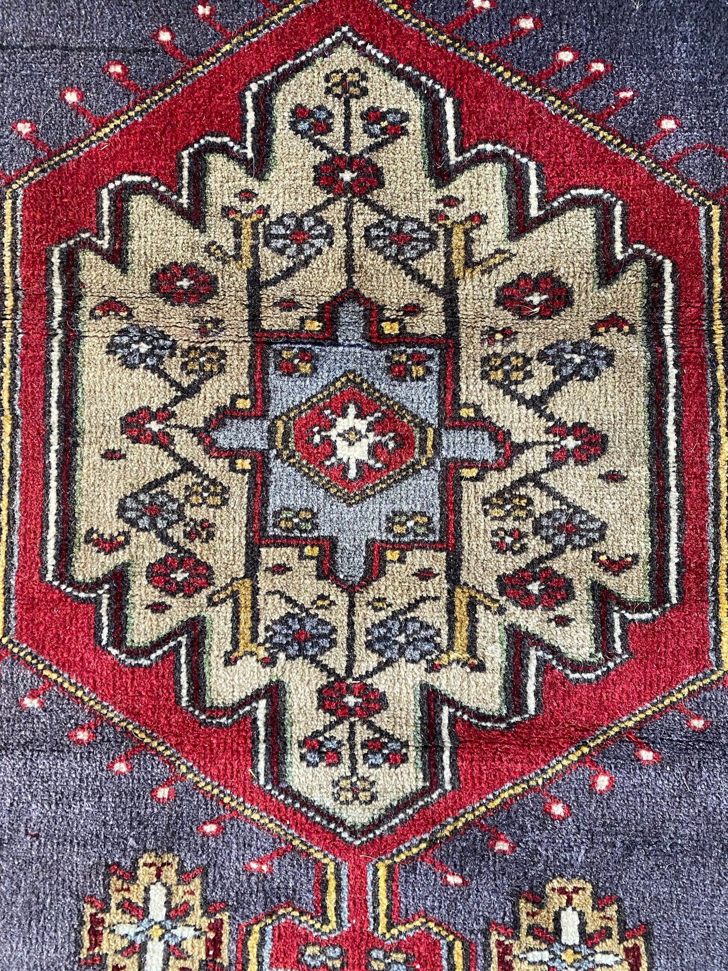 Vintage Turkish Yahyali Rug