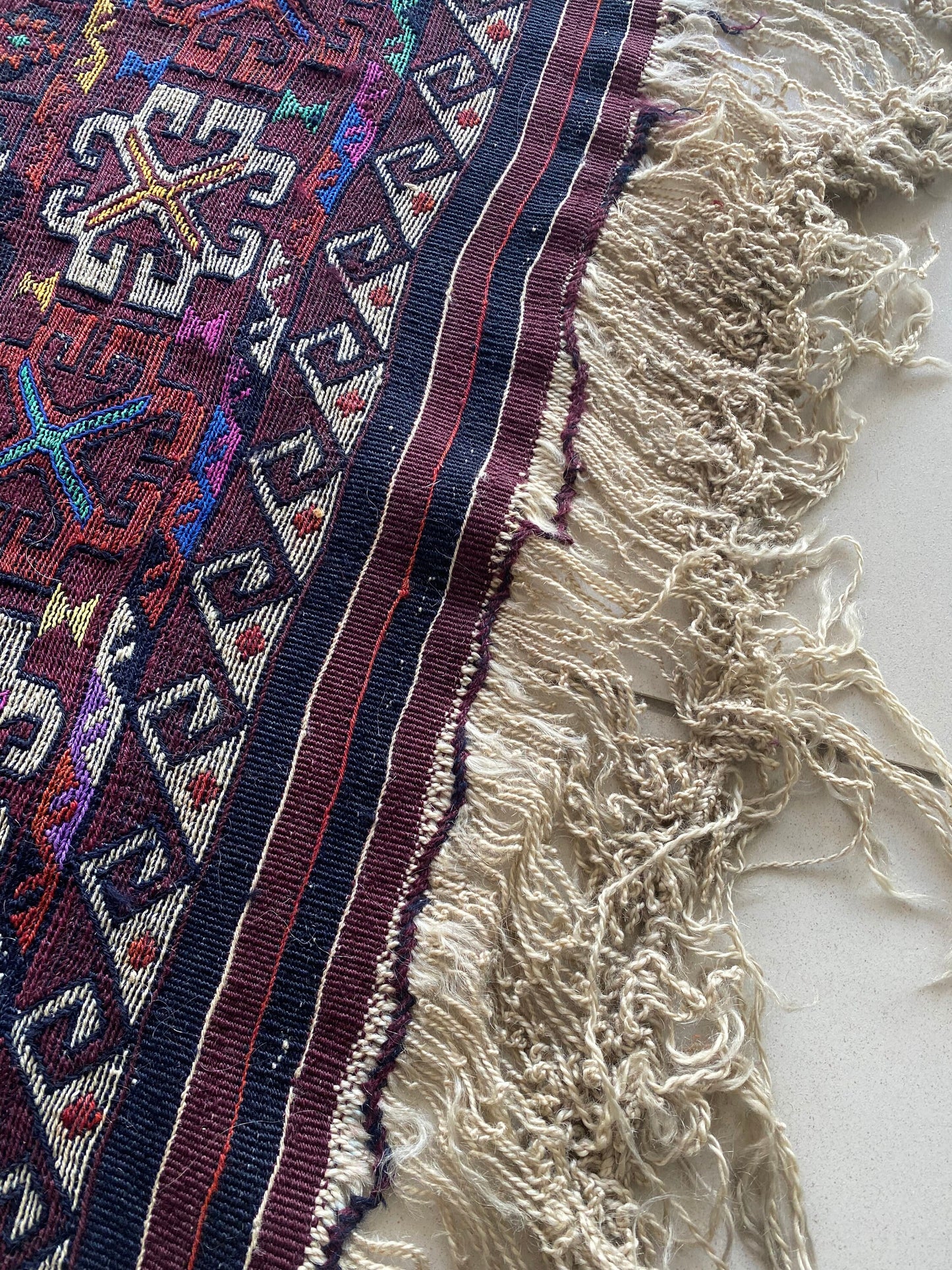 Herki Nomad Tribe Kurdish Kilim Rug