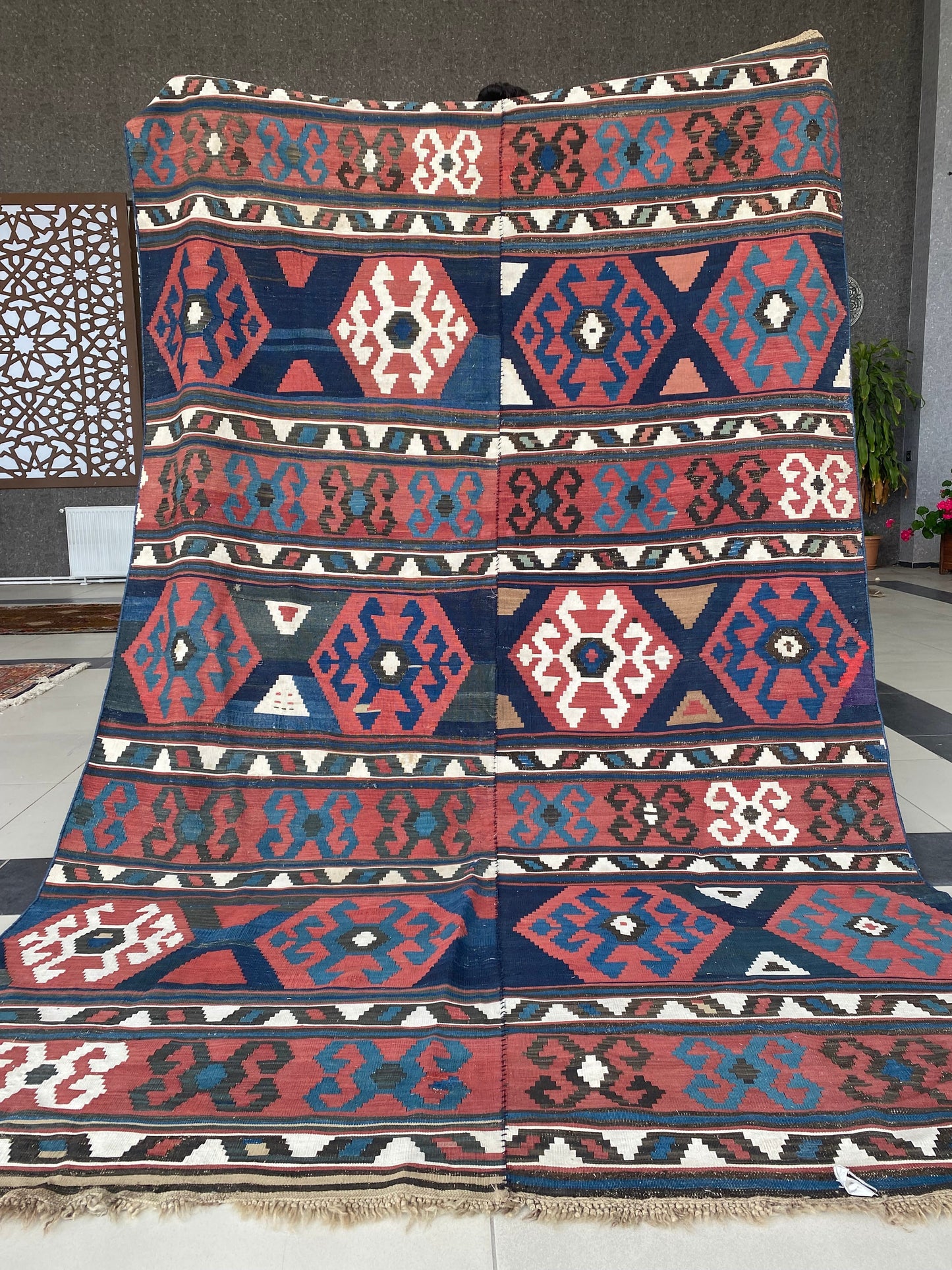 Antique Shirvan Kilim Rug