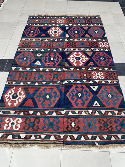 Antique Shirvan Kilim Rug